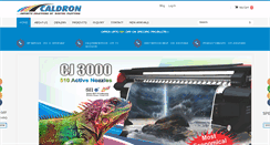 Desktop Screenshot of caldrongraphics.com